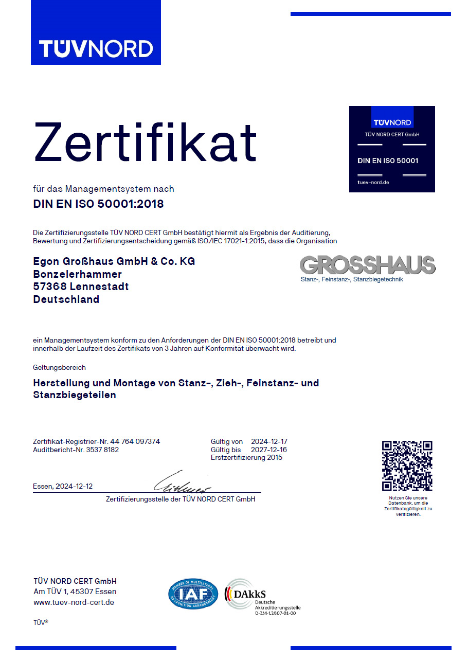 DIN EN ISO 50001 (Bonzelerhammer)