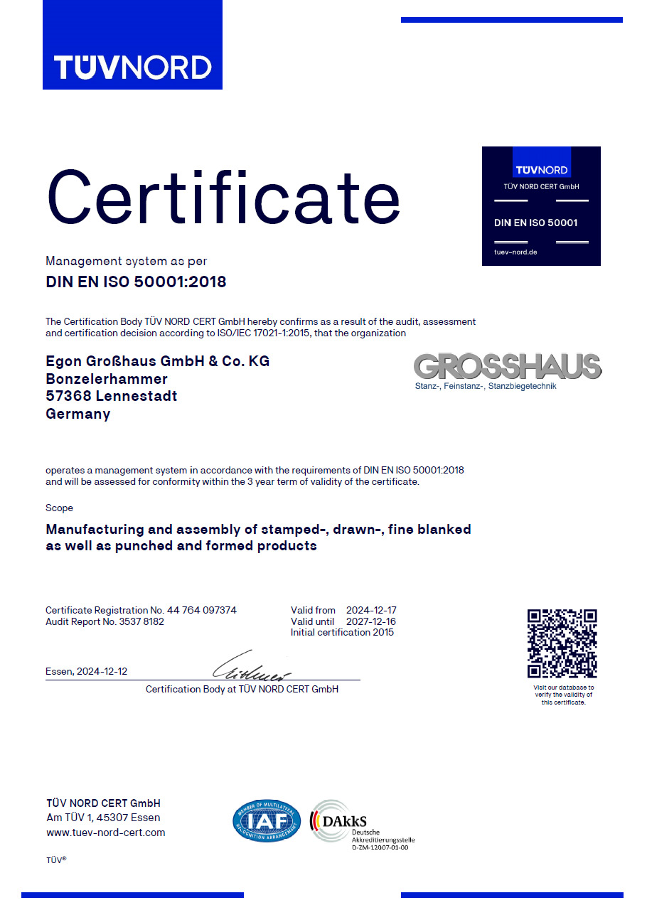 DIN EN ISO 50001 englisch (Bonzelerhammer) 